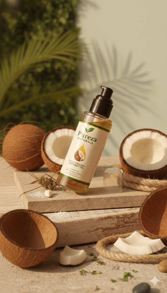 Pure Cold Pressed Hair Oil 120ml - Pureza Naturals