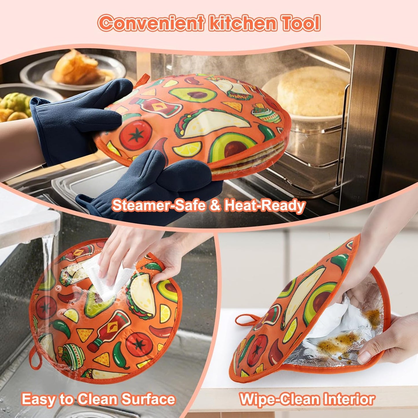 Roti Heat Insulated Cloth Pouch